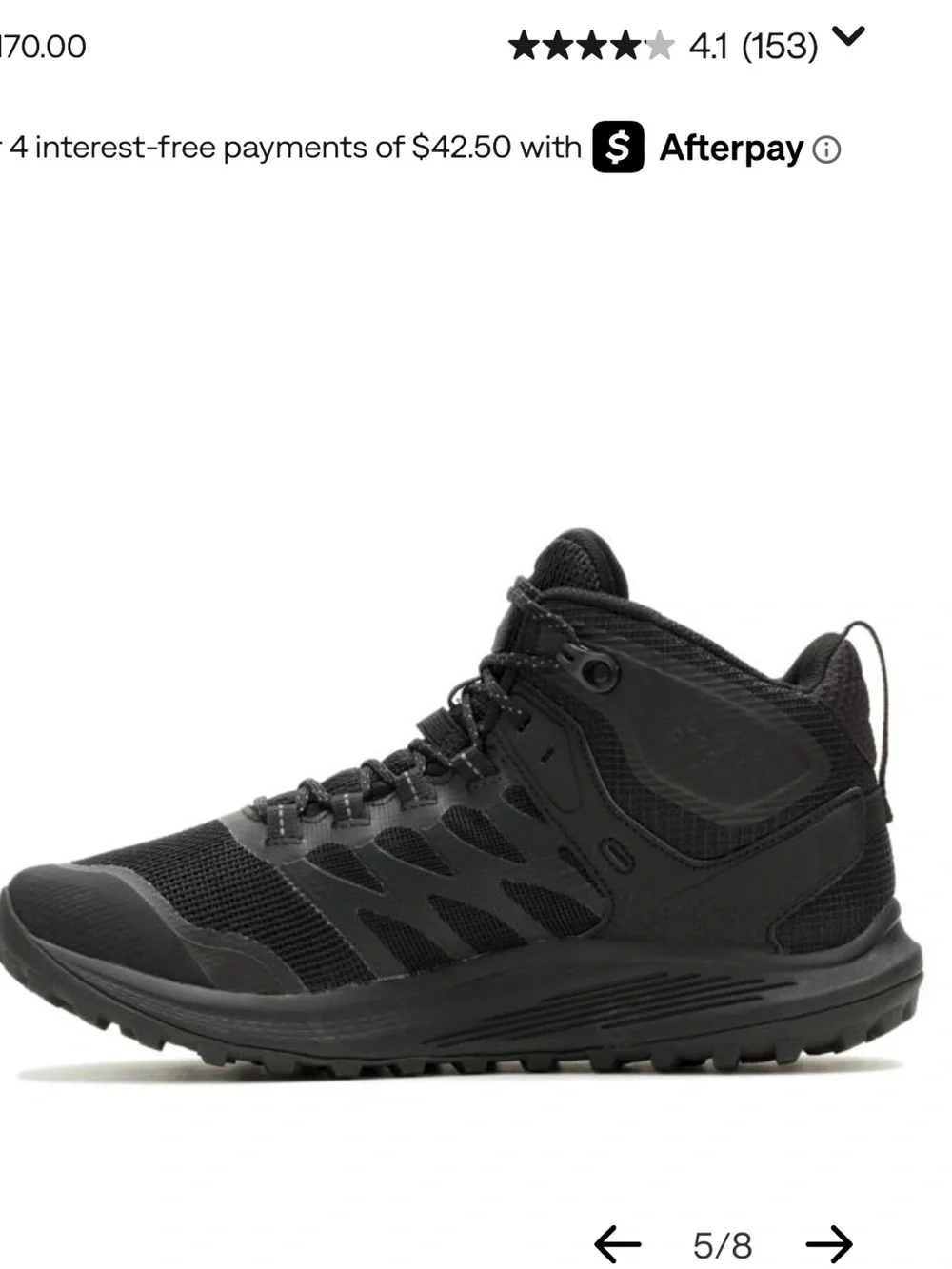 Merrell worn once